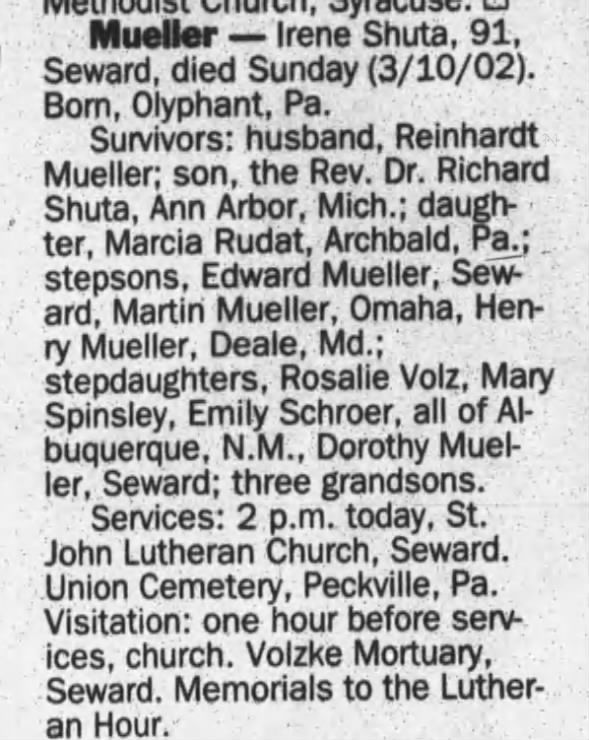 Clipping from Lincoln Journal Star